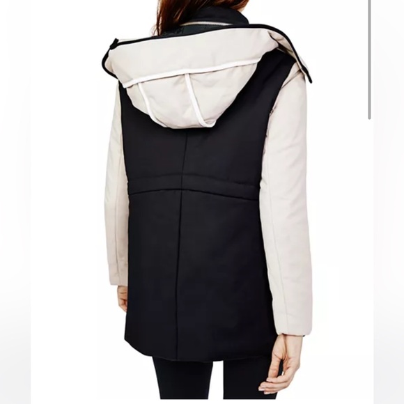 Maje Gipsy Two Tone Padded Parka - Picture 2 of 8